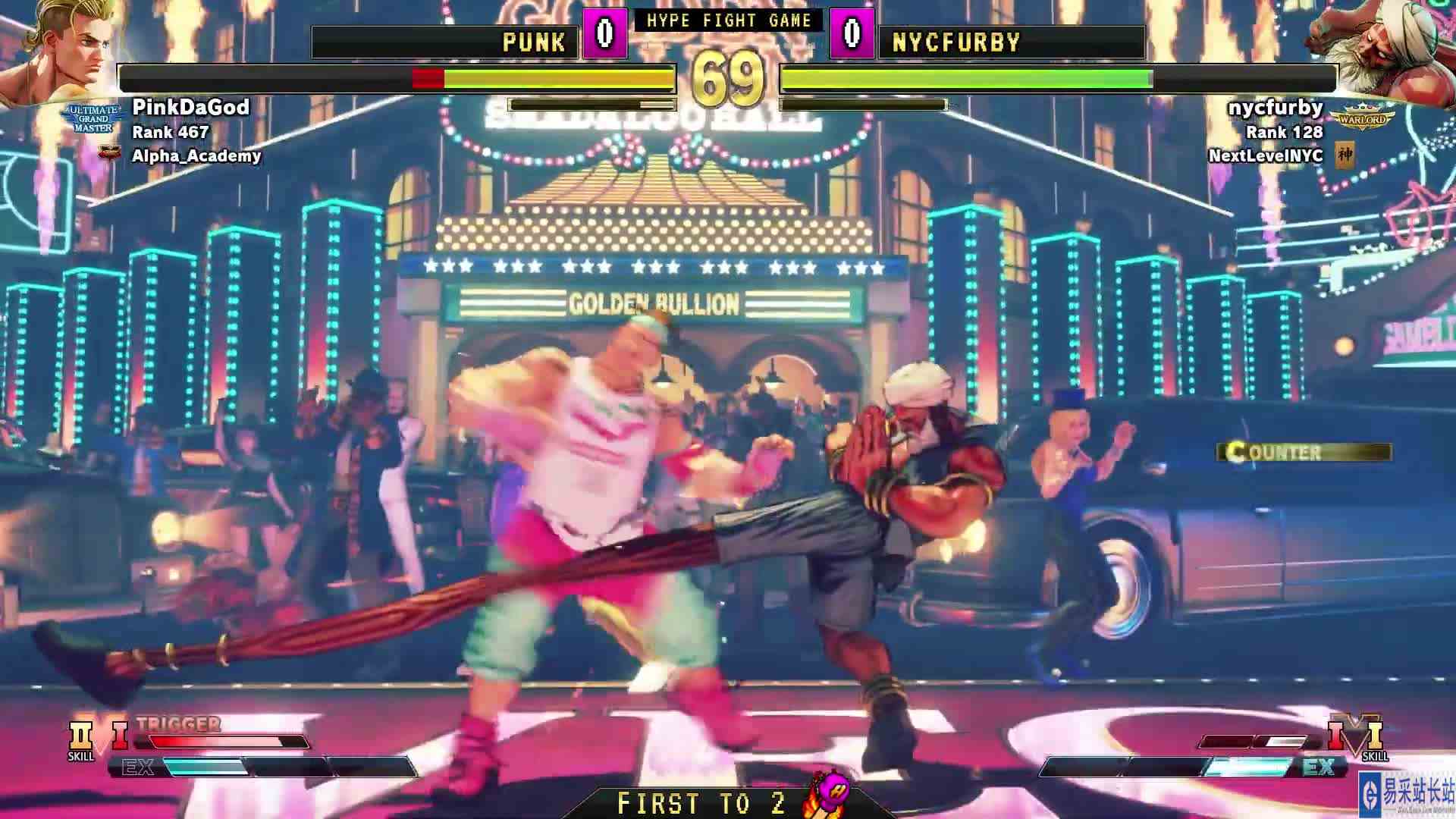 街霸 5：Punk（卢克）VS Nyc（达尔西姆） #游戏新星扶持计划 