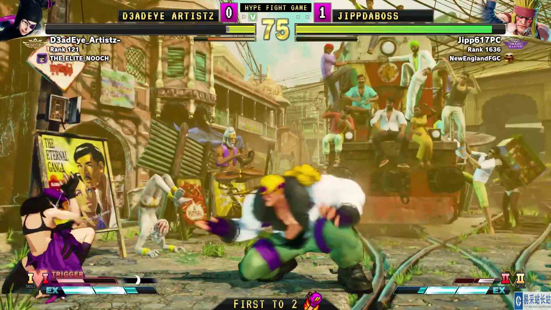 街霸 5：D3（茱莉）VS Jippdaboss（阿历克斯） #游戏新星扶持计划 