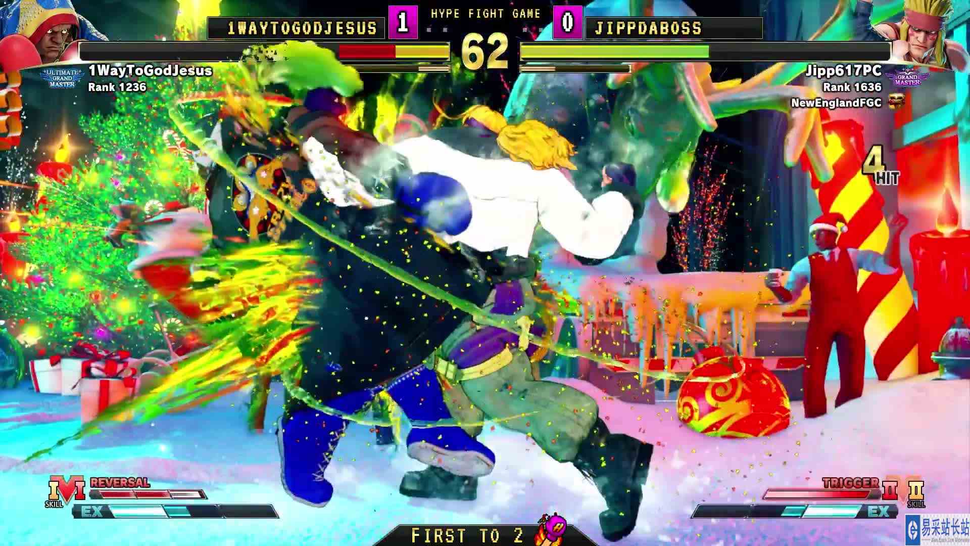 街霸 5：1Way（拜森）VS Jippdaboss（阿历克斯） #游戏新星扶持计划 