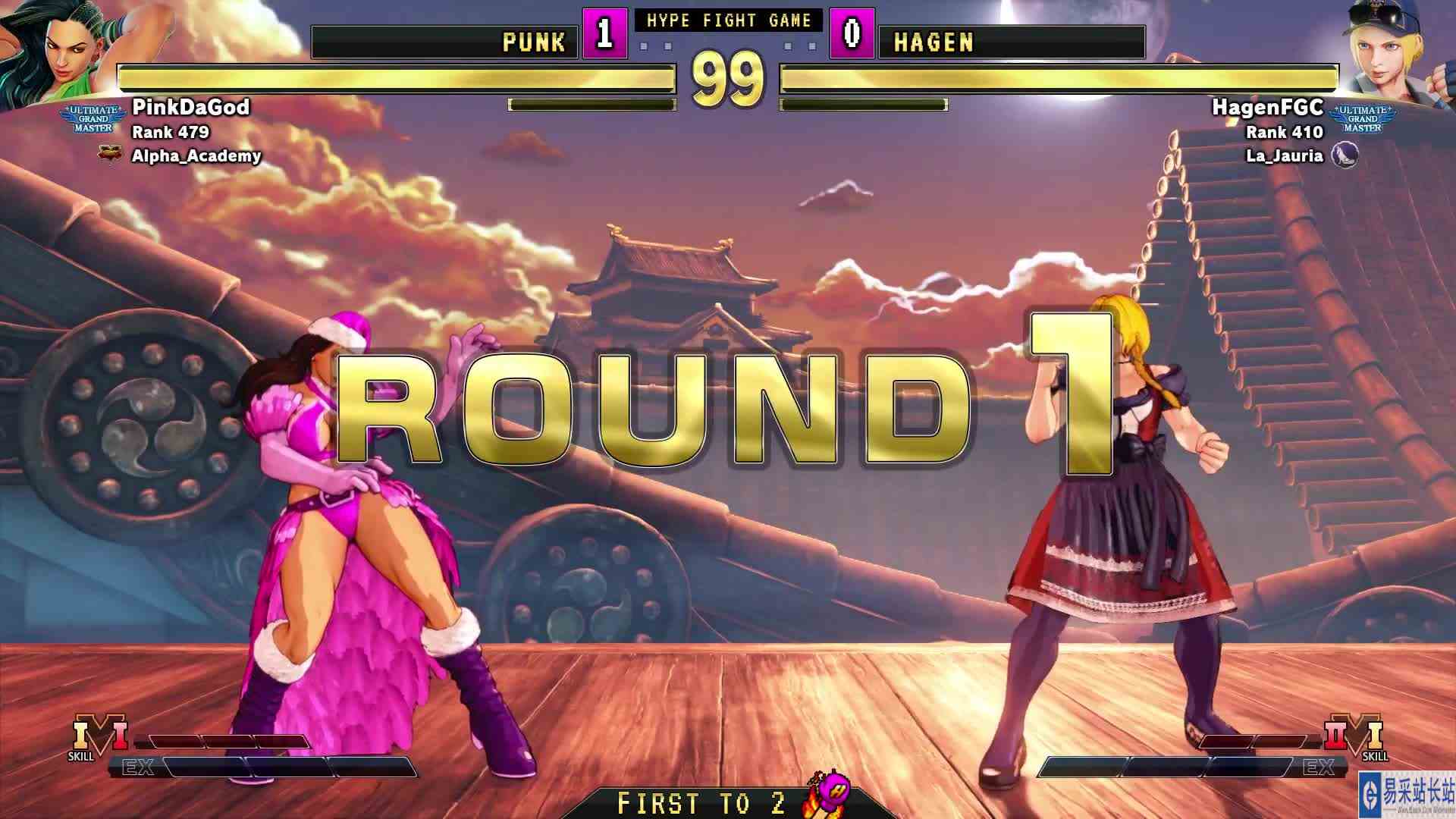 街霸 5：Punk（劳拉）VS Hagen（露西亚） #游戏新星扶持计划 