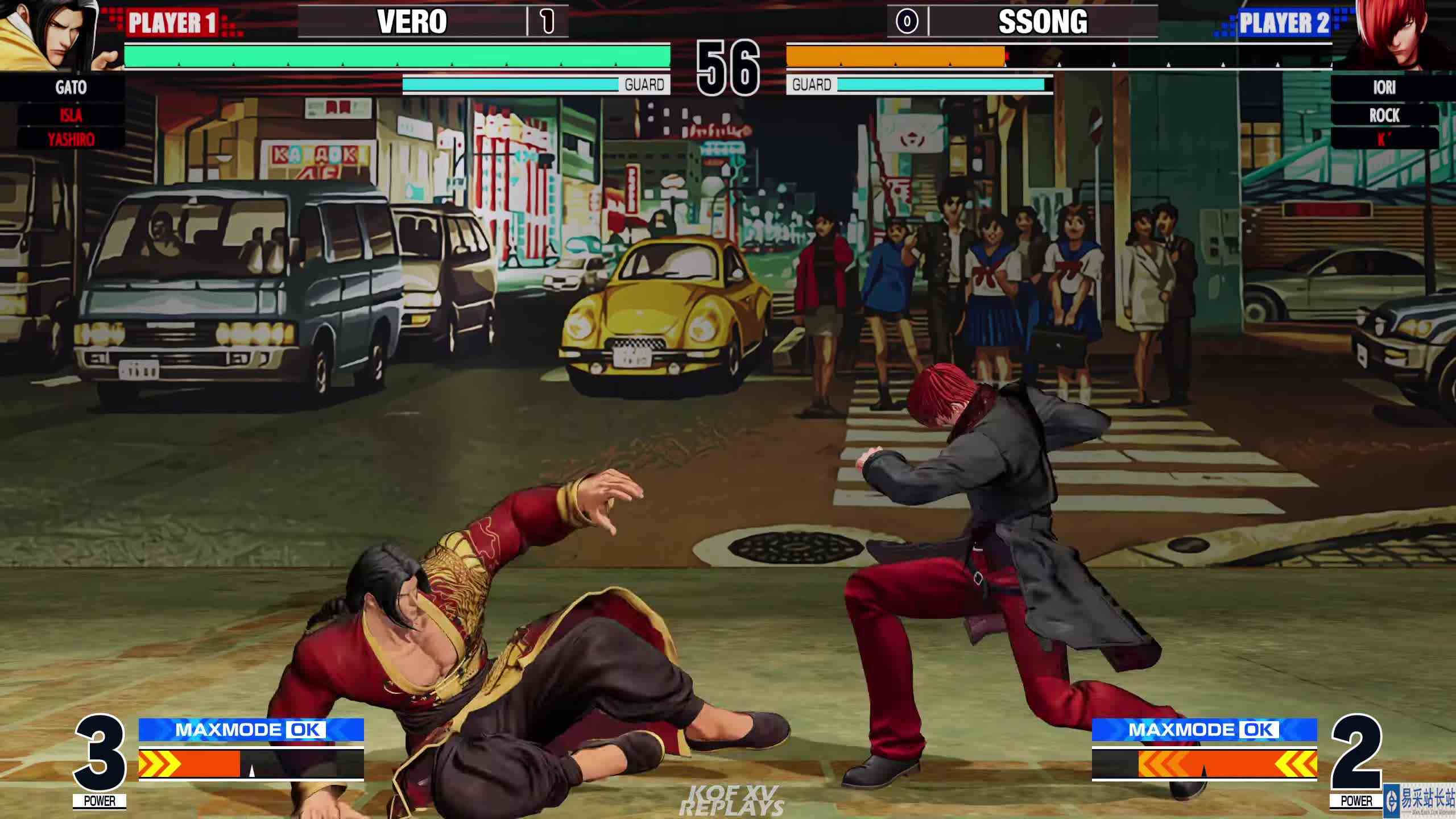 拳皇 XV：SsongKOF（K\x27、庵、洛克）VS Vero（伊斯拉、牙刀） #游戏新星扶持计划 