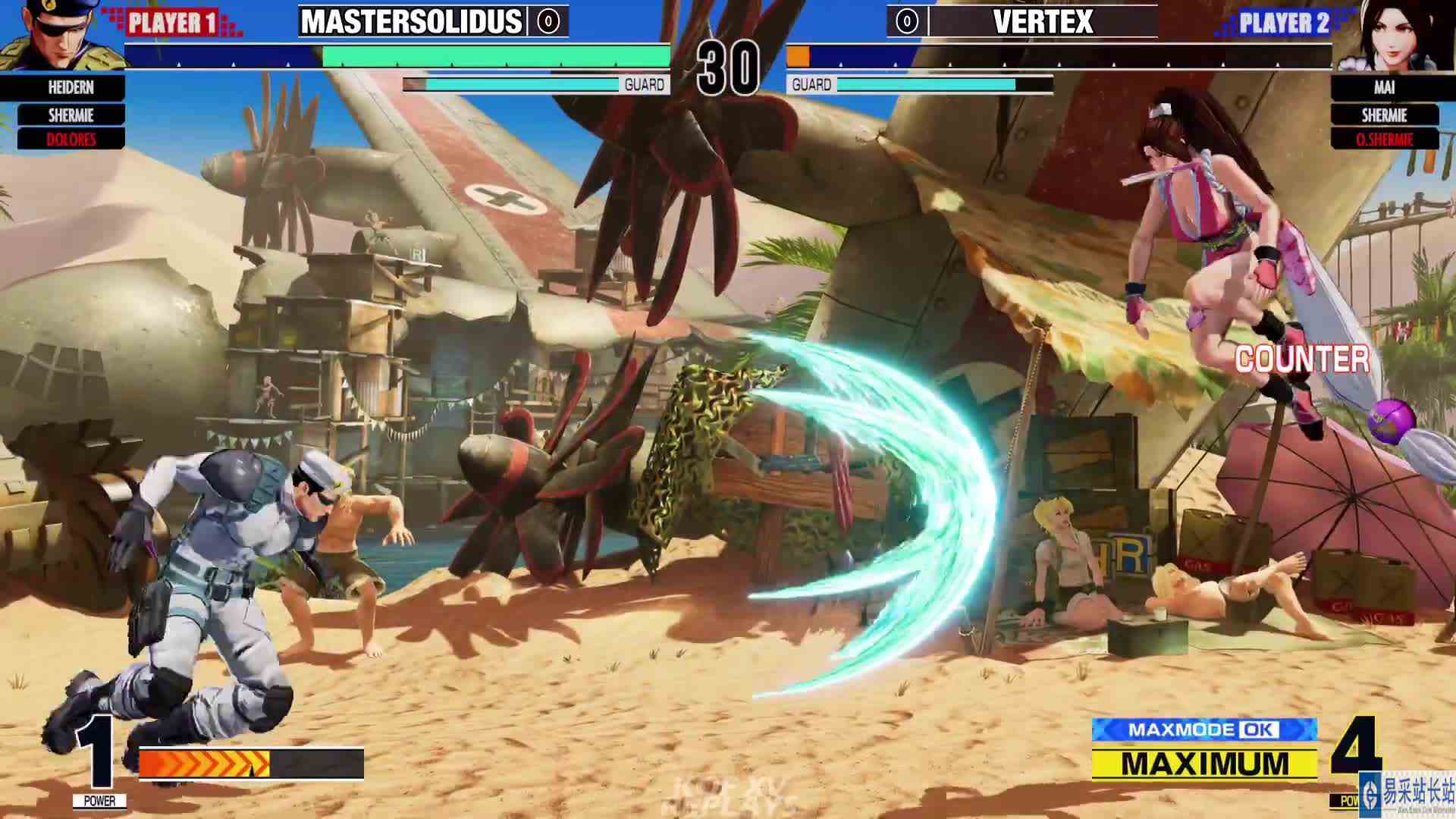 拳皇 XV：MtS（德罗瑞斯、夏尔米）VS Vertex（O夏尔米、舞、夏尔米） #游戏新星扶持计划