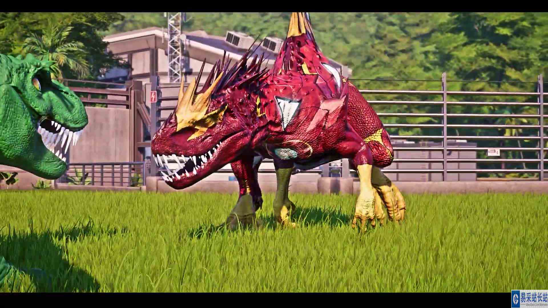 霸王龙、德拉科巨龙、绿巨狂暴龙 ~ 侏罗纪世界进化 #游戏新星扶持计划 
