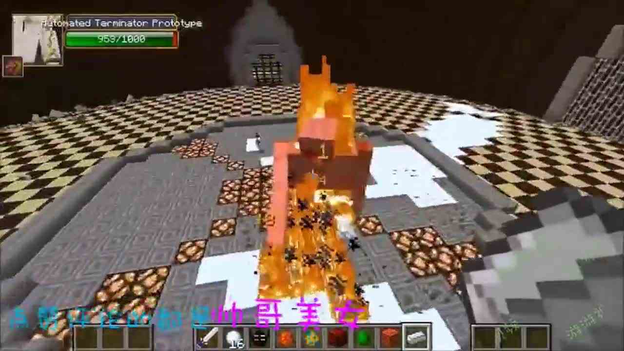 我的世界：对战赛 铁傀儡 VS 恶魔傀儡，精彩对战