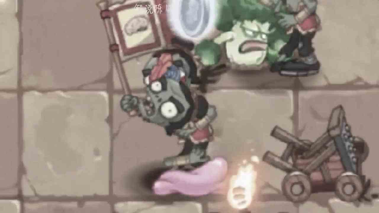 植物大战僵尸：泡泡糖有多离谱！被它粘住的僵尸小推车都推不死！