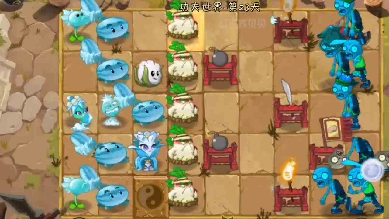 植物大战僵尸：冰系家族出征！小僵尸见了，都必须得怂！
