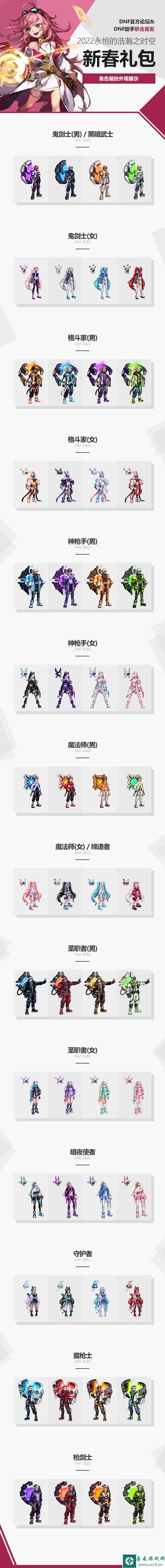 dnf2022春节套装扮外观一览