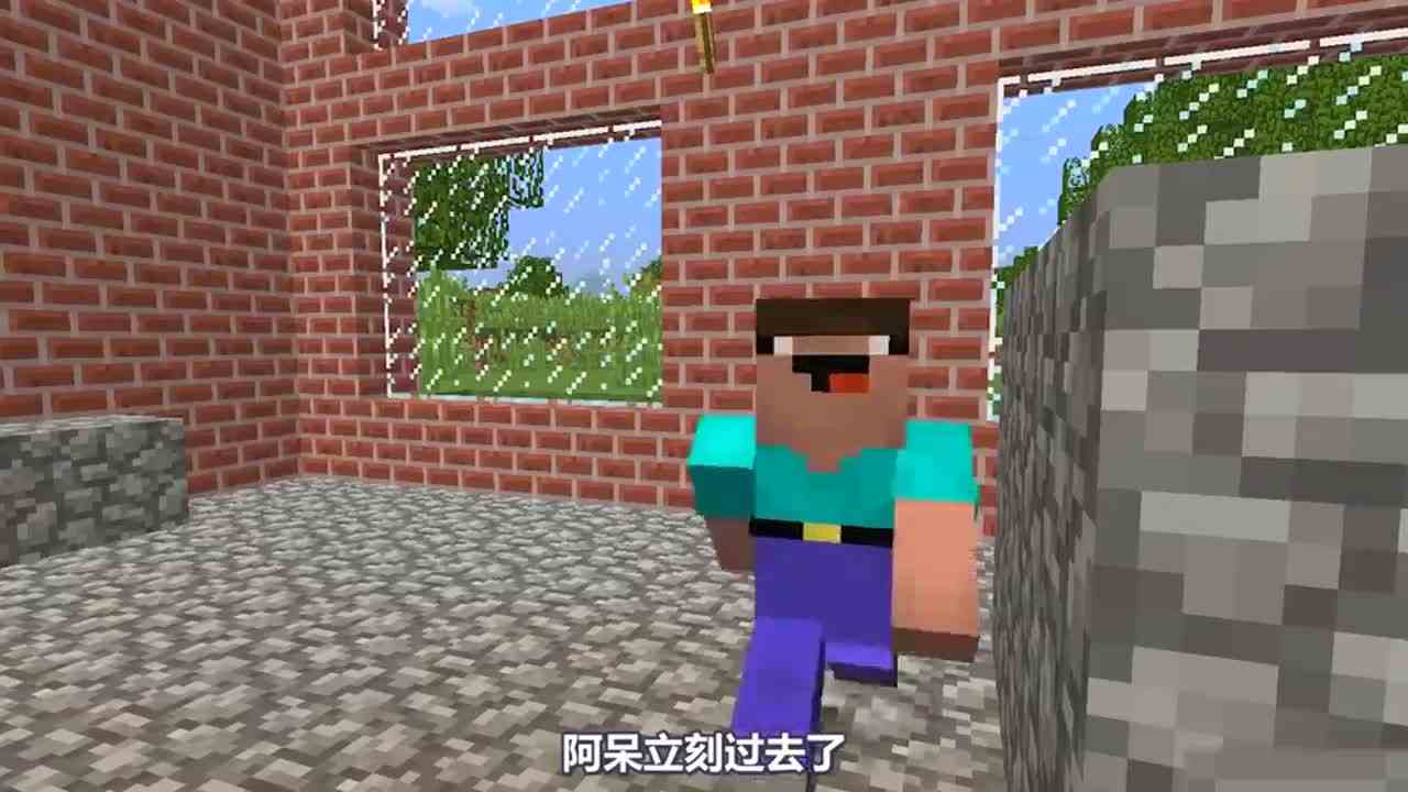 我的世界：扔进钻石能变出彩虹宝石？阿呆这次要赚大发了！