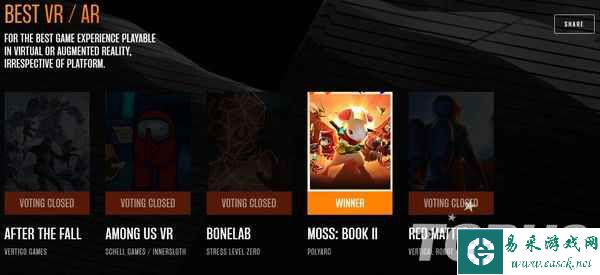 TGA2022获奖名单公布：《艾尔登法环》荣获年度最佳游戏！