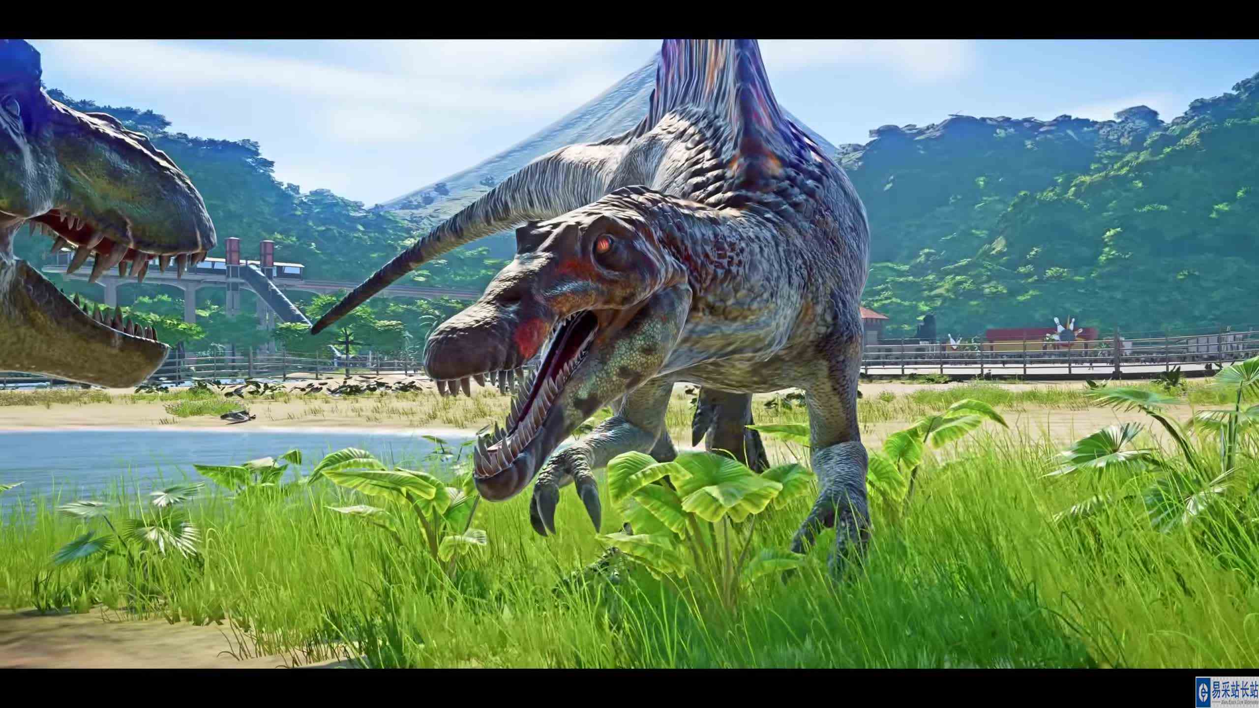 霸王龙 VS 棘龙、终极龙 ~ 侏罗纪世界进化 #游戏新星扶持计划 