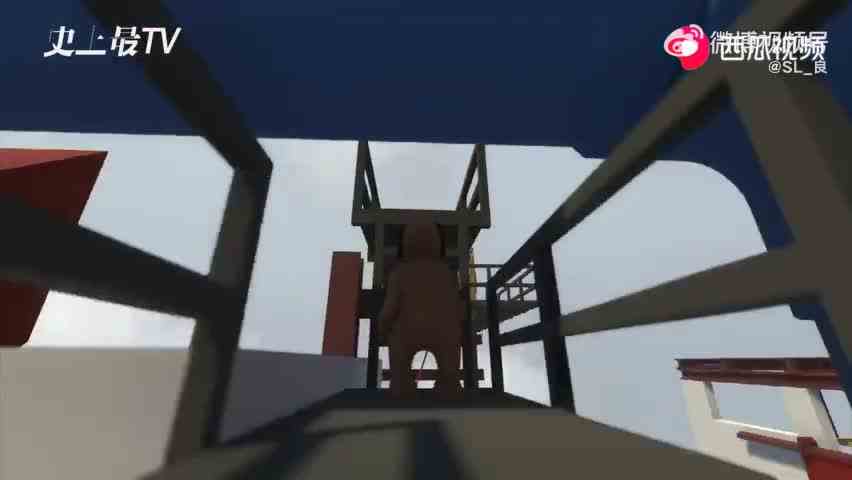 【人类一败涂地】玩游戏惨被美女调戏  Human Fall Flat 解说#5