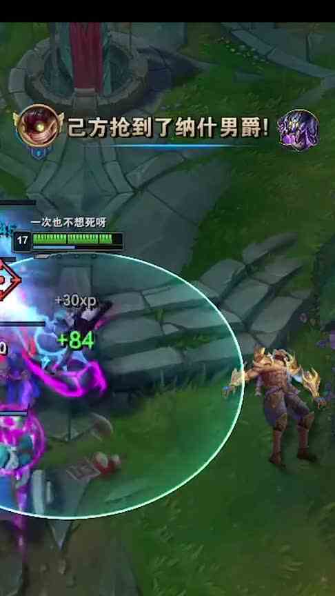 单带最开心的事情，莫过于队友把大龙抢了，哈哈