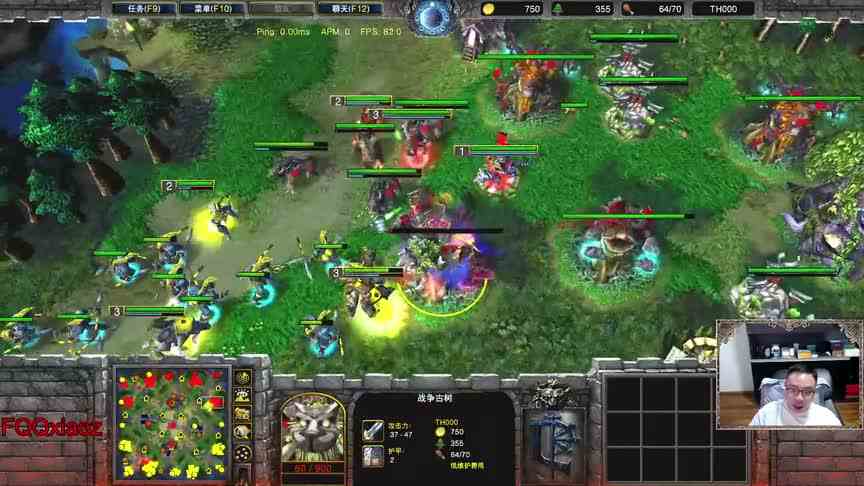 FQQ解说中韩最顶尖选手4V4，第一场：游击将军INFI