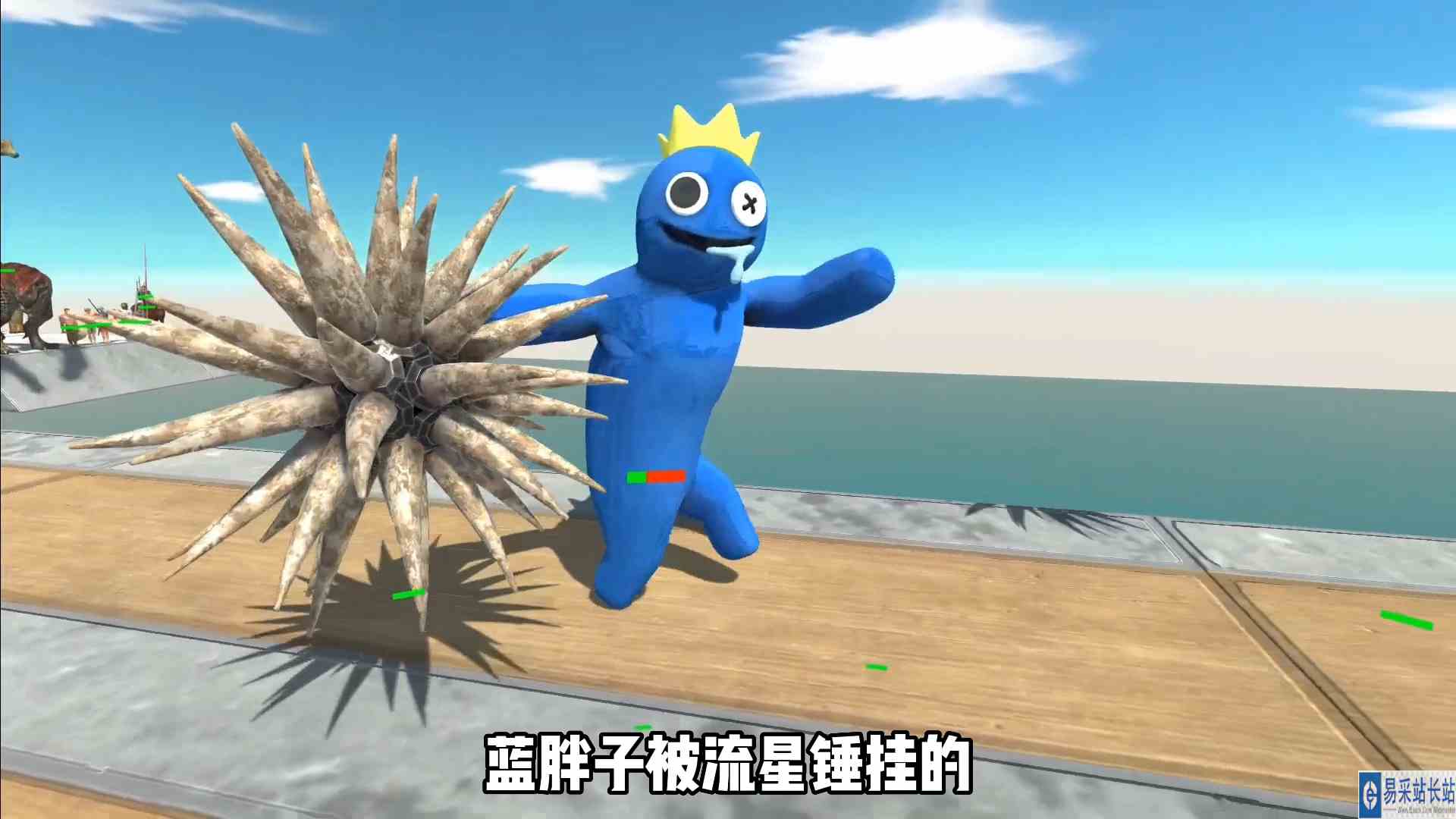 水陆两栖的鲨鱼龙登场，根本不怕被打进水里，但最后还是嗝屁了 #搞笑cp欢乐多  #游戏解说  