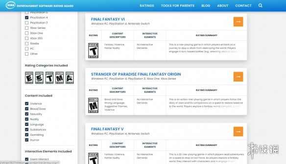 《最终幻想1~6》像素复刻版将登PS4和NS！已通过评级