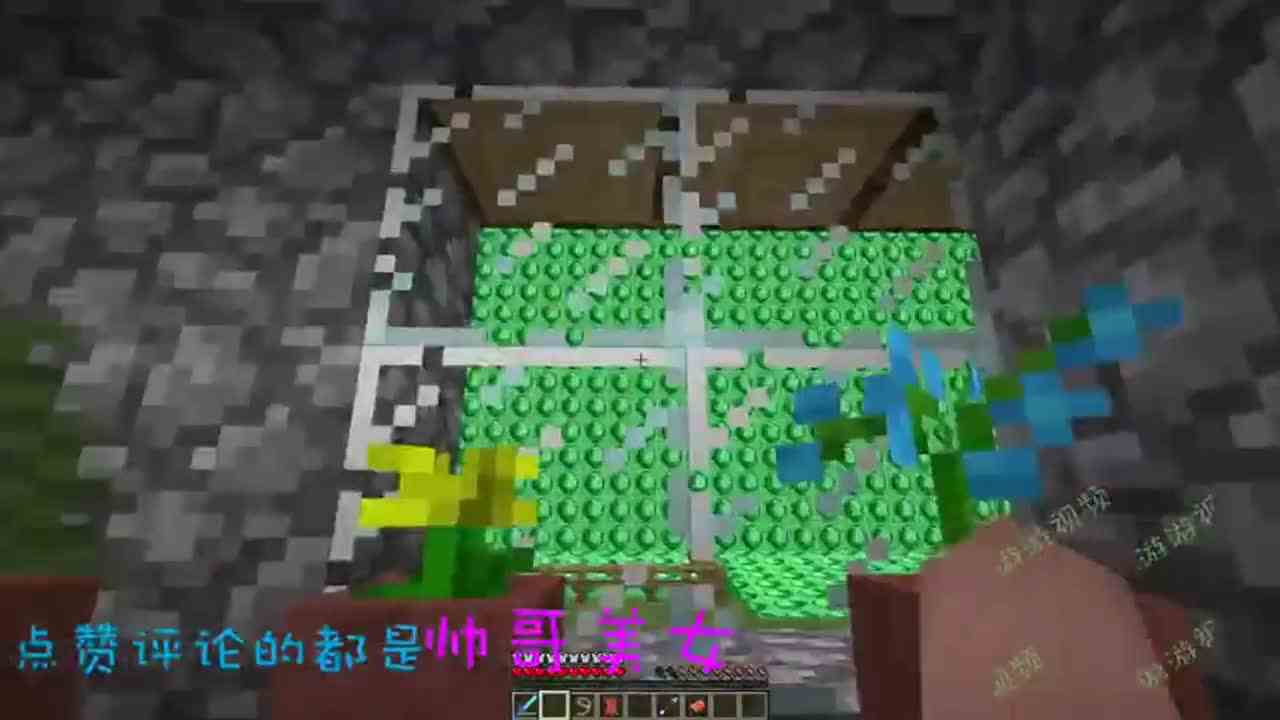 我的世界：菜鸟 VS 绿宝石海啸来袭，能否生存下来？