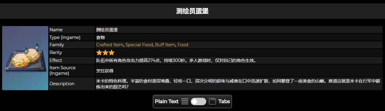 原神米卡特殊料理食谱怎么获得 米卡特殊料理配方介绍