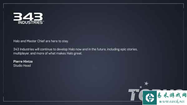343工作室辟谣“现在与未来都将继续开发光环”