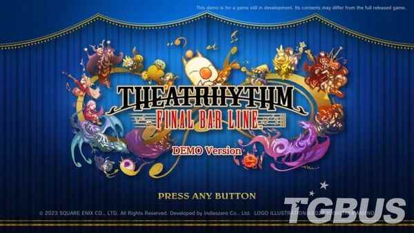 《节奏剧场 最终幻想 FINAL BAR LINE》DEMO版将于2月1日推出