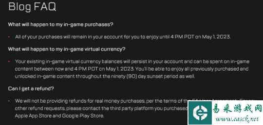 《Apex手游》不予退款 未来或有其他移动端Apex