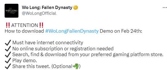 《卧龙：苍天陨落》官方小Tips：教你下载最终Demo！