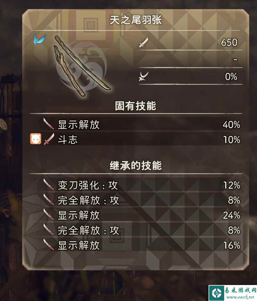 狂野之心机巧刀毕业武器一览
