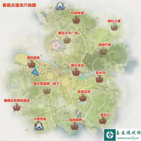 狂野之心龙穴位置大全 各地图龙穴在哪