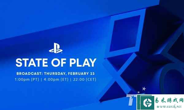 PS新一期State Of Play发布会将在2月24日5时举办