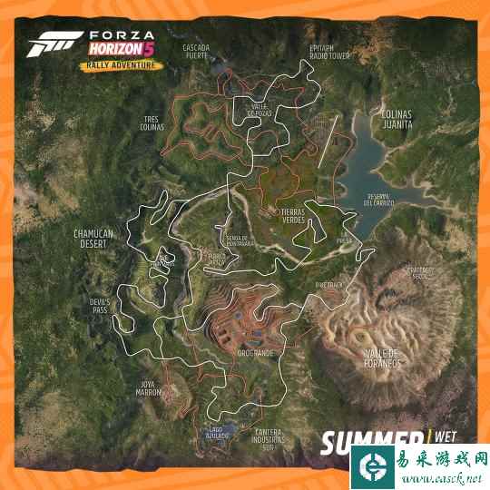 《极限竞速:地平线5》“拉力冒险”资料片地图发布