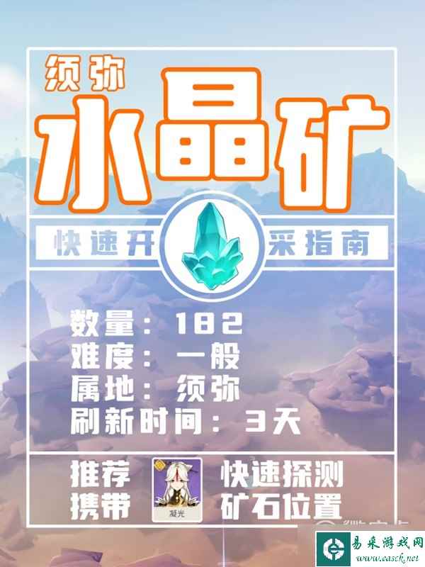 原神须弥水晶矿采集线路推荐一览