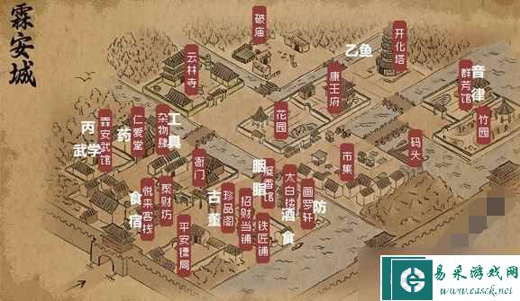 大侠立志传资源点攻略