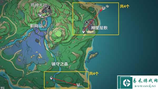 原神野伏众哪里最多