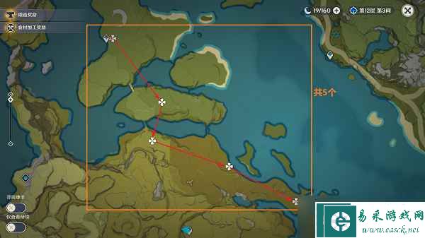 原神骗骗花速刷路线