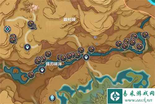 原神悼灵花位置分布图 悼灵花在哪找