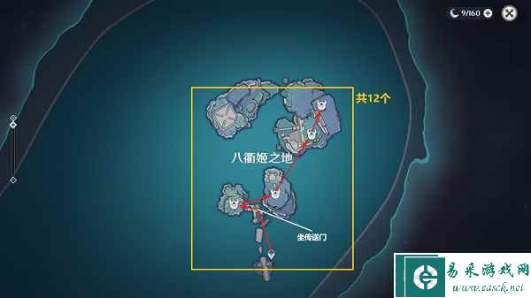 《原神》飘浮灵采集路线