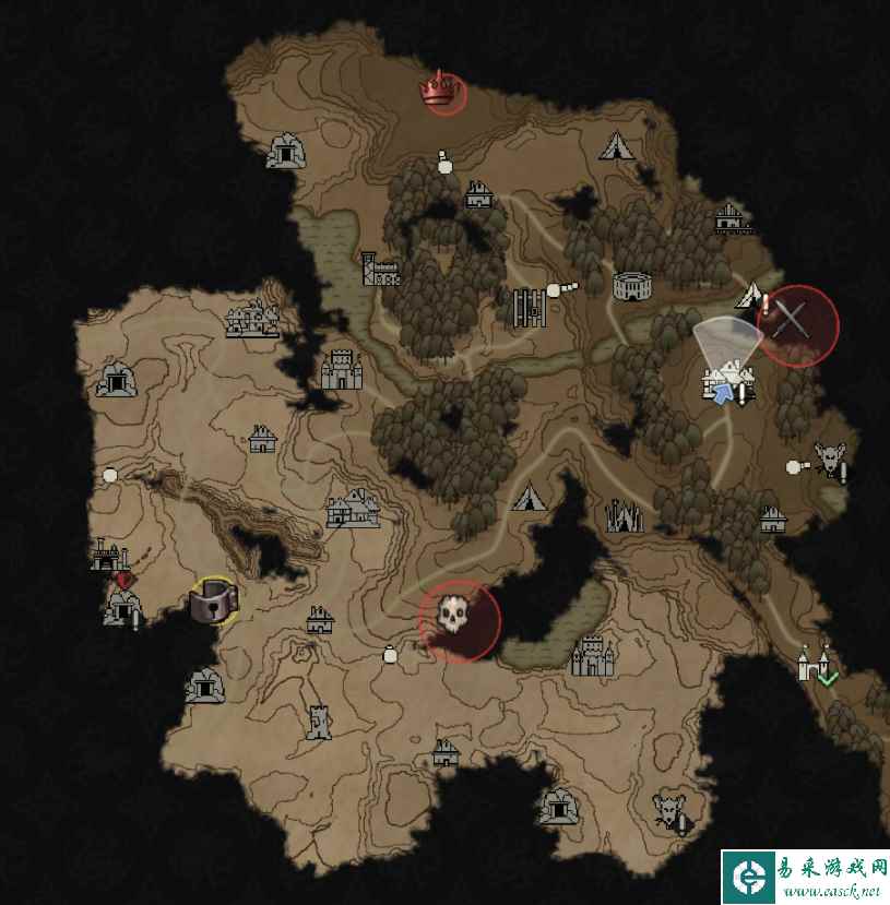 战争传说Wartales阿拉扎地图探索大全