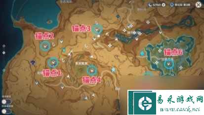 原神3.6苍漠囿土地下与隐藏锚点位置大全 3.6苍漠囿土新锚点在哪
