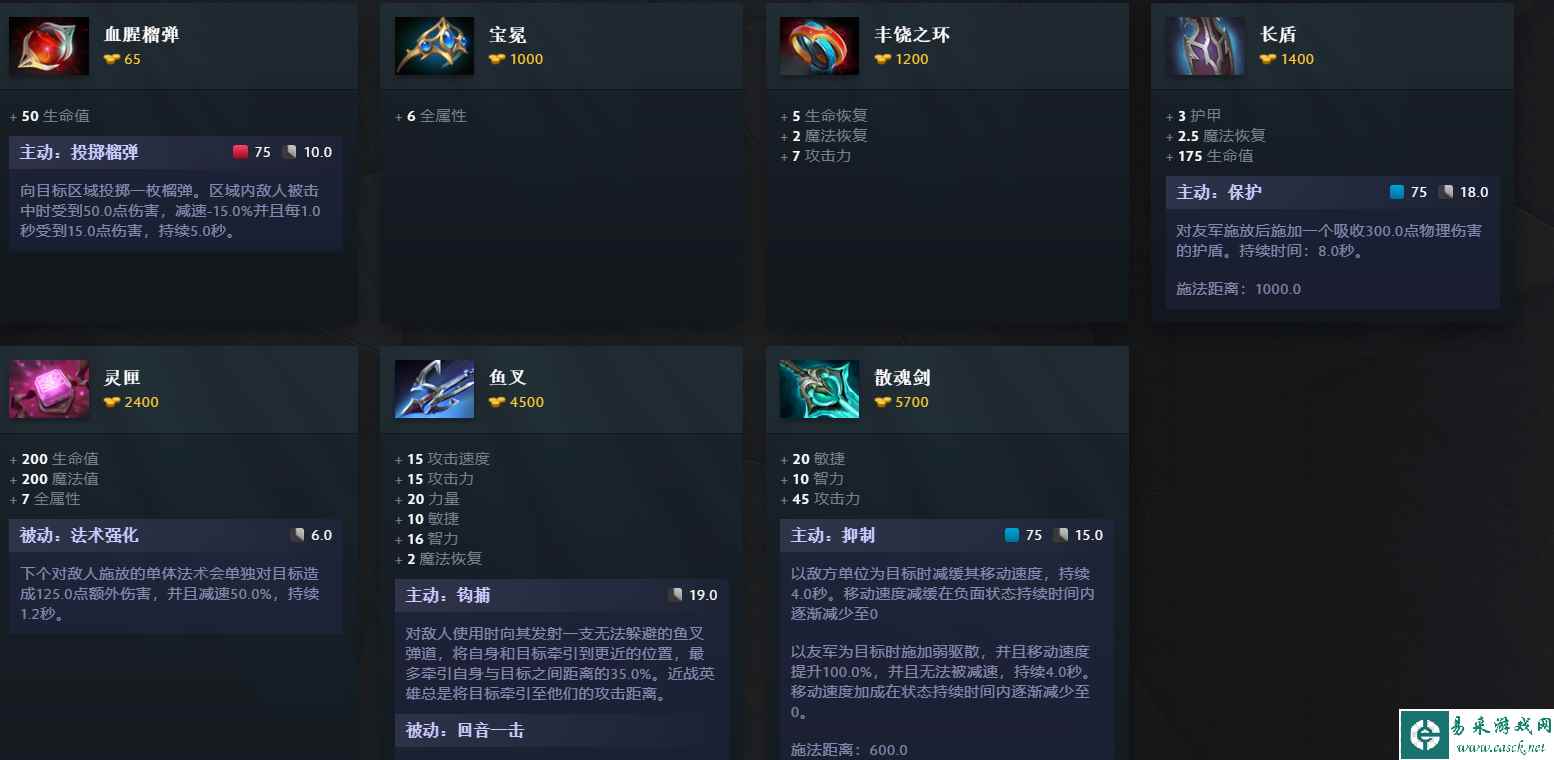 dota2 7.33新装备属性效果大全