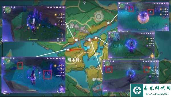 《原神》3.6鸣草采集路线