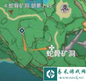 《原神》胡萝卜采集攻略