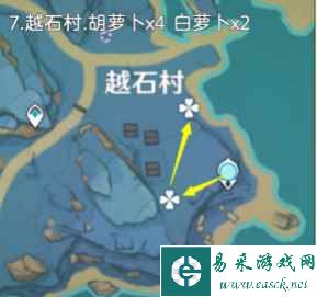 《原神》胡萝卜采集攻略