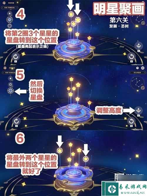 原神明星聚画第六关攻略
