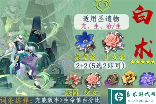 原神白术圣遗物推荐