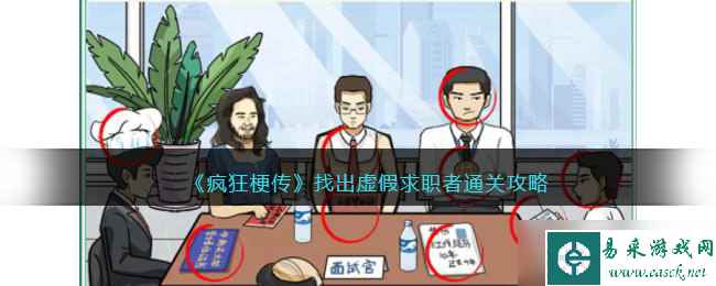 《疯狂梗传》找出虚假求职者通关攻略