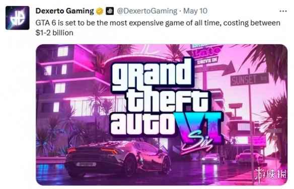 历史最贵游戏!《GTA6》成本将在10亿至20亿美元之间