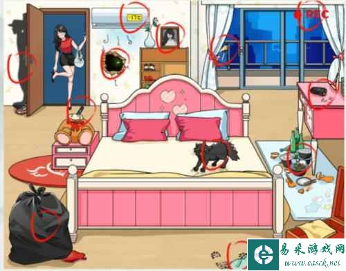《疯狂梗传》独居女孩找12处细思极恐通关攻略