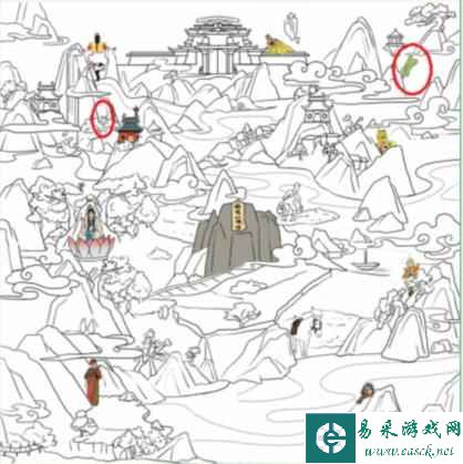 《疯狂梗传》找西游人物找出十二个西游记角色通关攻略