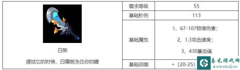 《火炬之光：无限》白煞详细介绍