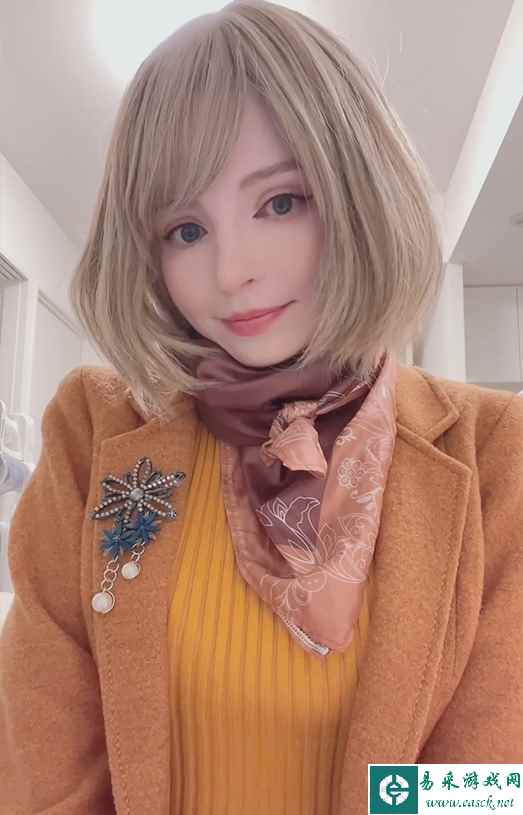 《生化4重制版》阿什莉演员再晒COS:美丽的长发版本