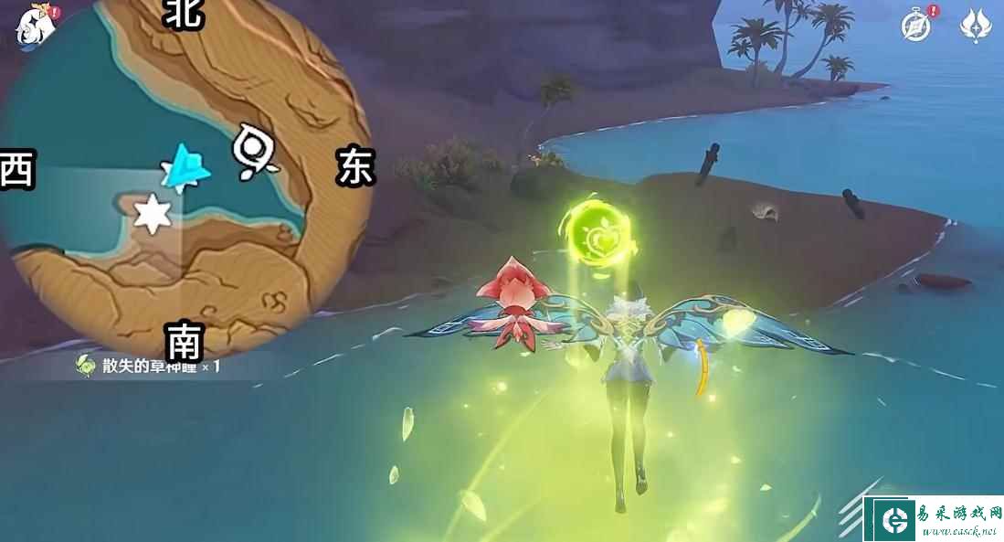 原神锋刃林泽草神瞳收集路线